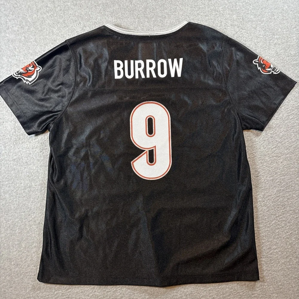 Joe Burrow Bengals Black Jersey Teen Girls Sz XL NFL Team Apparel Brand New